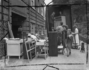 Living Conditions Prints: More furniture was moved into the Duchess of Bedford house, (the block of luxury