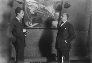 Futurist Art Leader At a Futurist Art Exhibition in Rome A new exhibition of futurist