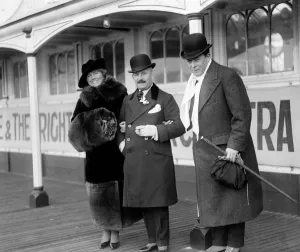 Fund Raising Prints: Gala Day at Brighton, Sussex, England, in Aid of Hospitals. Seen on Brighton Pier are
