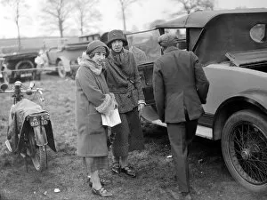 Coat Collection: Garth Point to Point races at Newlands, Arborfield, near Wokingham. Mrs Carey Bernard