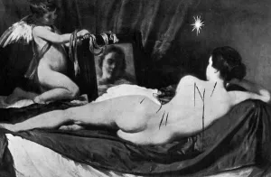 Suffragette Prints: The gashes made in Velasquez. Venus with the Mirror in the National Gallery The harm