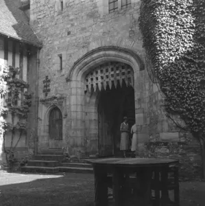 Historic Prints: The gate at Hever Castle. 1938