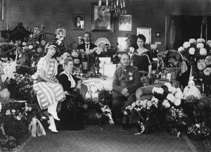 General Alexander von Klucks golden wedding. The leader of the German First Army