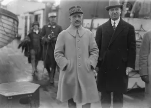 General Colin Commandant of the St Cyr Military College. 1927