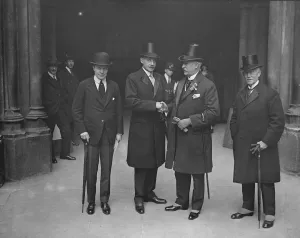 Spats Prints: General Election, October 1924, Nominations Mr E C Greenfell and Sir Thos Vansittart
