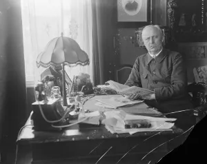 General Erich Friedrich Wilhelm Ludendorff, the famous German strategist at his