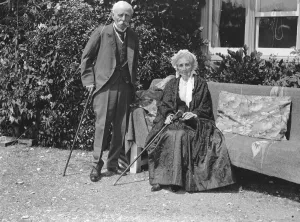 General Sir George Higginson at his Marlow on Thames home