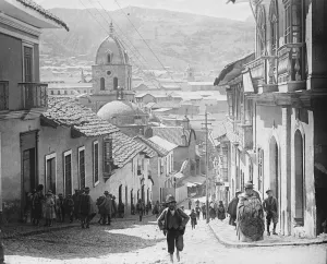 A general view of La Paz, Bolivia. 1 December 1928