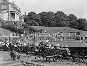 Society Collection: A general view at Lady Crossfields tennis club party at Highgate 8 July 1935