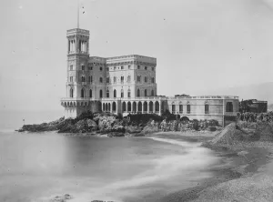 Castle Prints: The Genoa Conference The Castello Raggio ( also called Villa Raggio ) at Cornigliano