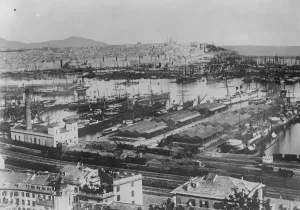 Harbour Prints: Genoa. The Haven in Italy March 1922