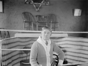 Georges Carpentier in boxing training at Shoeburyness in Essex. 15 June 1923