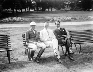 German Polo team in England. The Hamburg Polo Clubs team are now in England as