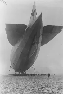 The German Zepplin L Z 120 handed over to Italy 3 December 1920