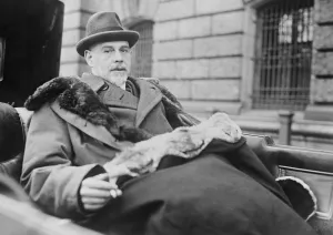 Germany and Genoa. Dr W Rathenau, the German Foreign Minister photographed in