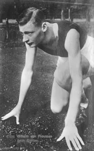 Germanys most popular Royalty on the running track. Prince Wilhelm of Prussia