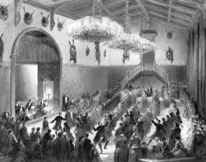 A gillies ball Balmoral 1859 attended by the Royal Family