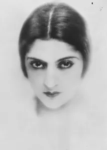 Girl who cannot smile. Mlle Dalbaicin, the French tragedy actress, who, owing