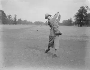 Girls Golf Championship Miss Audrey Croft ( Ashford Manor ) drivining 13 September