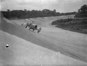 Motorsport From TopFoto Prints: Gold Trophy Race at Brooklands Photo shows : Earl Howe ( Bugatti ) leading Oliver Bertram