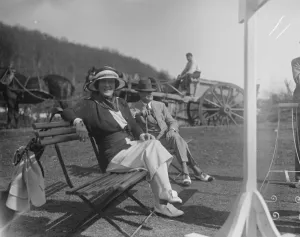Sitting Prints: Golf at Pau Golf Club in France MME La Montagne