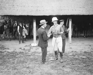 Goodwood Week Polo Starts At Cowdray Park, West Sussex, Sir E Horlick putting resin