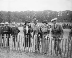 Goodwood Week Polo Starts as Cowdray Park Left to right Mrs Bulteel ( sister of Lady Wilton )