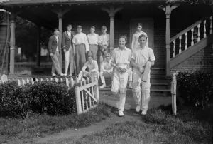 Goose match at Harrow School R E C Butterworth, who is head of the school at Harrow