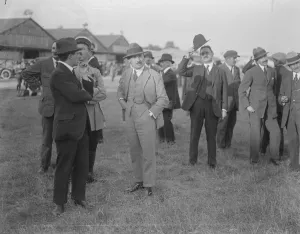 The Gordon Bennett Air Race at Etampes, Near Paris Sadi Lecointe the winner of