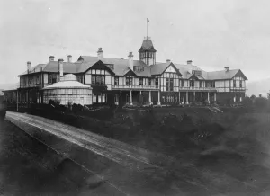 Government House, Wellington, New Zealand. The official residence of the Governor