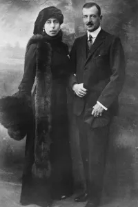 The Grand Duke Cyril Vladimirovich, of Russia and his wife 28 November 1923