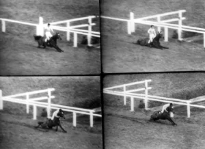 Fence Prints: The Grand Nationals most dramatic moments as the Queen Mothers horse Devon Loch