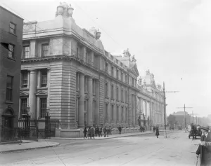 Ireland Prints: The Great Battle of Dublin The new government buildings, Dublin. 30 June 1922