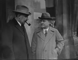 Pipe Prints: Great effort for railway peace. Mr Fred Bramley, Secretary of the Trades Union Council
