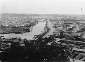 Great Japanese earthquake. A general view of Yokohama. 1 September 1923