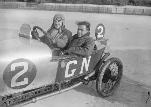 The Great Light Car Derby at Brooklands Captain Fraser Nash, winner of Classical
