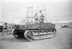 Manoeuvres Prints: Great mechanical army on Salisbury Plain. 19 August 1927