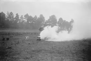 Great mechanical army on Salisbury Plain. 19 August 1927