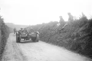 Great mechanical army on Salisbury plain