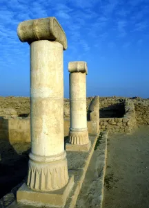 Landscapes Prints: Greco-Roman remains on the island of Failaka, near Kuwait