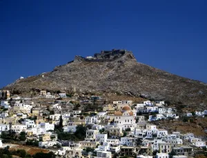 Esoterica Prints: Greek island - Leros mediaeval castle 2006 Charles Walker / TopFoto