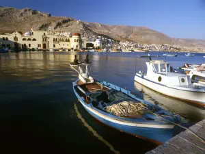 Greek island - Pothia - capital of Kalymnos 2006 Charles Walker / TopFoto