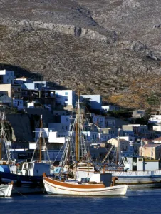 Greek island - Pothia - capital of Kalymnos 2006 Charles Walker / TopFoto