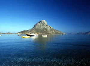 Island Prints: Greek island - Telendos - one of the Dodecanese Islands 2006 Charles Walker / TopFoto
