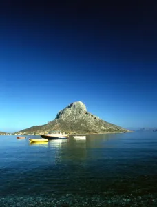 Greek island - Telendos - one of the Dodecanese Islands 2006 Charles Walker / TopFoto