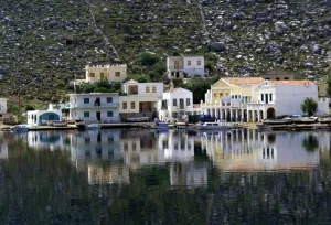 Reflection Prints: Greek Islands Simy Pedi Harbour