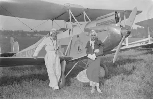 Guild of air pilots and navigators display at Brooklands Mr Roland Ruutz Rees