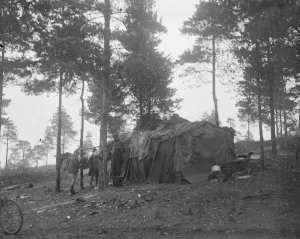 The gypsies are leaving their hundred year old settlement on Hurtwood Hill in Surrey
