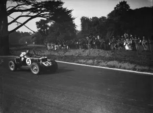 Racecar Prints: H L Brooke in his MG compete during the Crystal Palace road race. 1938
