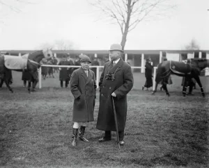 H Leach a jockey and Felix his trainer 1924